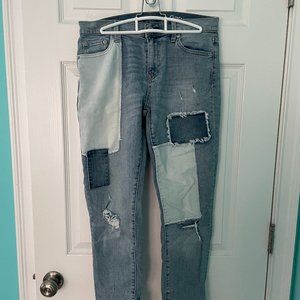 GAP 1969 Patchwork Jeans
